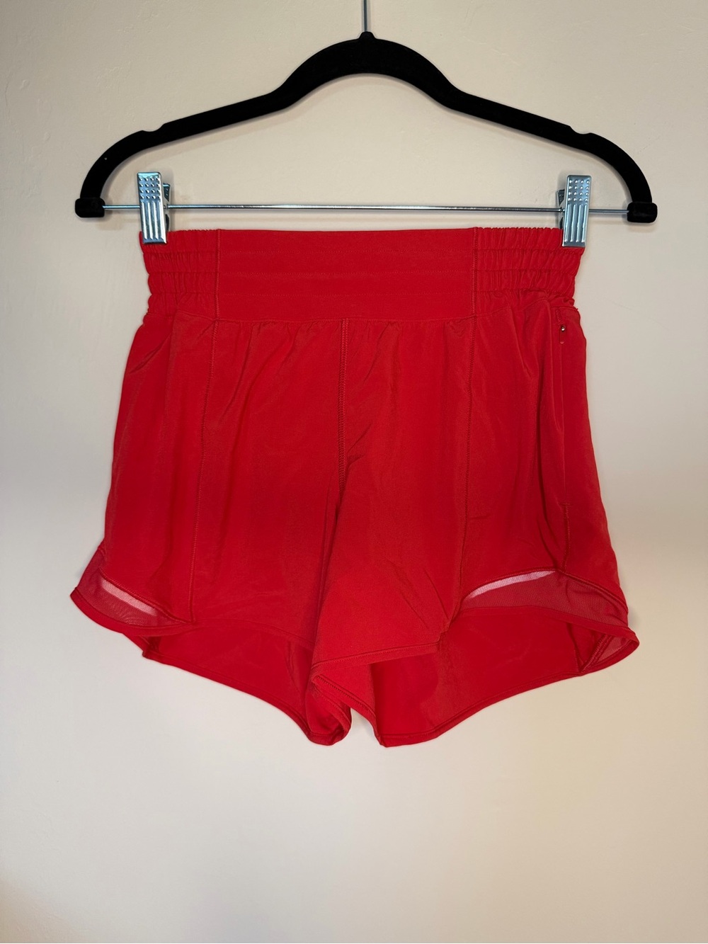 lululemon athletica Women’s Red Athletic Running Shorts